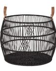 Rug Displays - Rattan Iron Basket