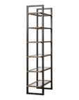 Olwyn - Industrial Etagere - Dark Brown