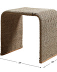 Calabria - Woven Seagrass End Table