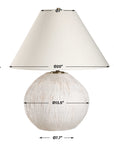 Meryl - Table Lamp - Aged White