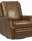 RC - Collier Power Swivel Glider Recliner - Brown