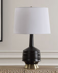 Foster - Black Glaze Table Lamp