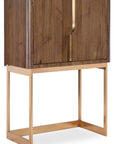 Eleana - Bar On Stand - Medium Wood