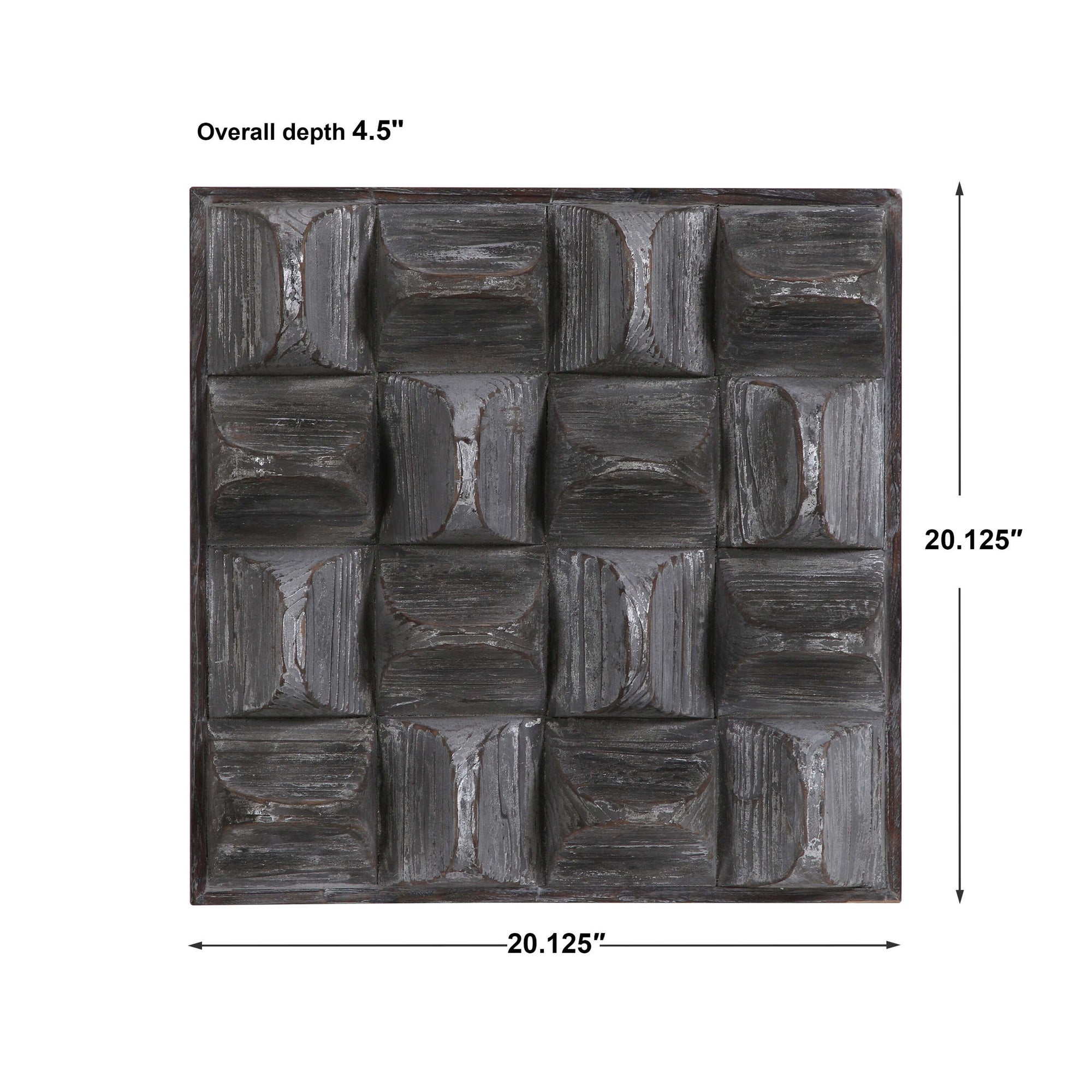 Pickford - Wood Wall Decor - Dark Gray