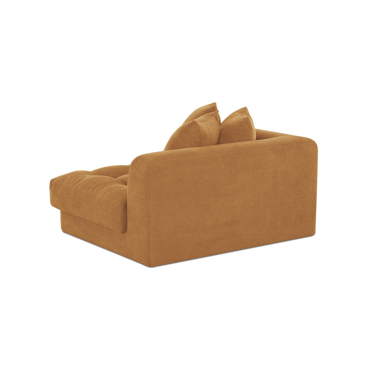 Davie - Left Arm Facing Chair - GoldenYellow