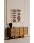 Amada - Framed Painting - Beige