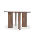 Lia - Round Dining Table - Dark Brown