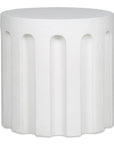 Eris - Outdoor Accent Table - White