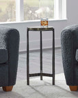 Eternity - Iron & Glass Accent Table
