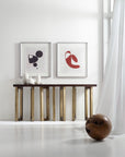 Melange - Connelly Hall Console - Dark Brown
