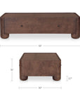 Gibson - Coffee Table - Burl / Brown