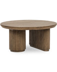 Vander - Solid Wood Round Coffee Table