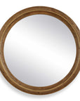 Frontier - Round Wood Mirror - Woodtone