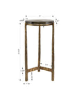 Eternity - Brass Accent Table - Bronze