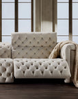 MS - Savion Deux Sofa With Power Recliners And Power Headrests