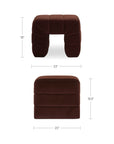 Verity - Stool - Warm Brown