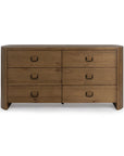 Kyrie - 6 Drawer Dresser - Tawny Brown