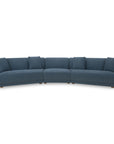 Fraser - 3 Piece Modular Sectional With Slipper - Deep Blue