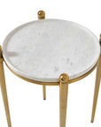 Nahunta - Accent Table - Antique Brass