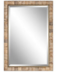 Cocos - Coconut Shell Mirror - Light Brown