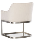 Modern Mood - Upholstered Arm Chair With Metal Base - Beige