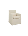 Lydia - Outdoor Slipcover Dining Chair - Cream