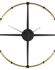 Montecito - Modern Wall Clock - Gold