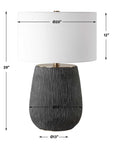 Americana - Aged Black Table Lamp