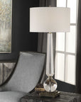 Crista - Crystal Lamp - Pearl Silver