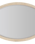 Nouveau Chic - Oval Mirror - Light Brown