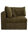Swift - Corner Chair - Dark Green