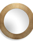 Tano - Round Mirror - Antique Brass