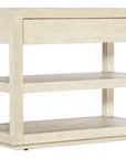 Cascade - 1-Drawer 1-Shelf Nightstand - Beige