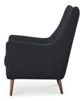 Fisher - Armchair - Charcoal Wool Blend