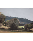 Vast Country - Framed Painting - White