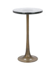 Fabiana - Round Accent Table - Brass