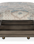 Hollis - Rectangle Non-Tufted Tray Ottoman