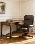 EC - Tucker Executive Swivel Tilt Chair - Dark Brown