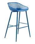 Piazza - Outdoor Barstool Barstool (Set of 2) - Blue