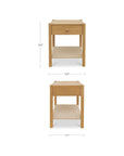 Millie - Accent Nightstand - Natural