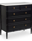 Eleanor - 5 Drawer Chest - Black