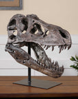 Tyrannosaurus - Sculpture - Dark Brown