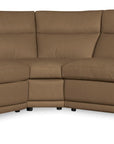 MS - Simone Six-Piece Power Reclining Sectional - Dark Brown