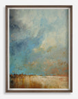 Vista Grande - Framed Desertscape Print - Light Brown