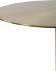 Verlin - Brass Drink Table - Black