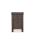 Loren - Small Nightstand - Dark Brown