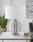 Repetition - Marble Table Lamp - White