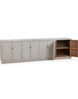 Malibu - 8 Door Cabinet - Blue Washed