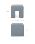 Aidy - Stool - Light Blue