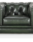 SS - Charleston Tufted Chair - Dark Green